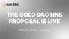 The Gold DAO SNS Proposal is Live!